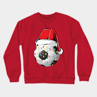 Christmas Soccer Christmas for Men Boys Kids Crewneck Sweatshirt